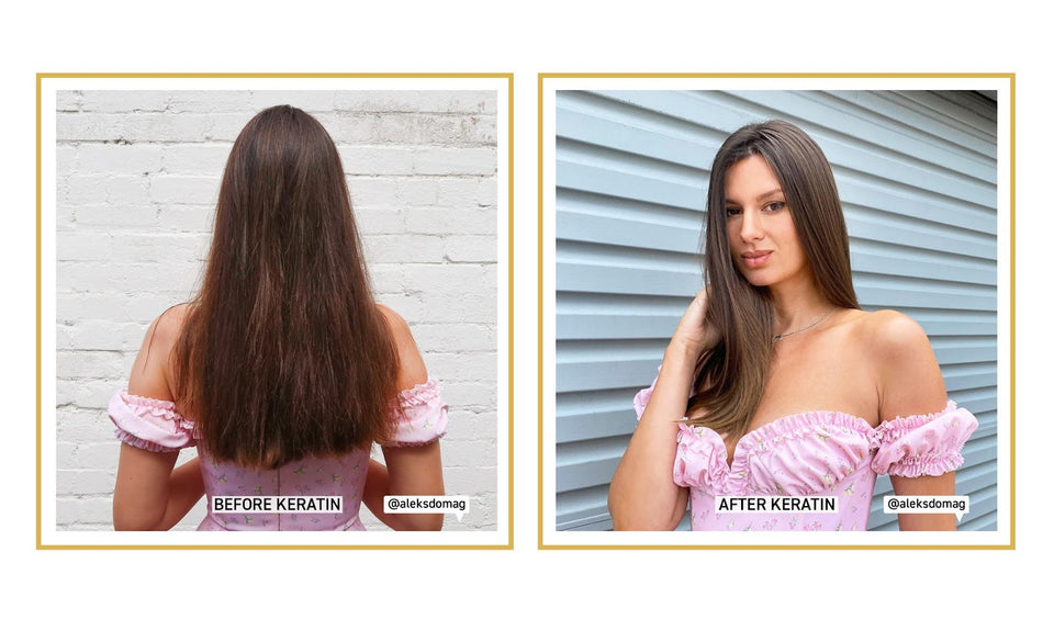 Keratin Salon Treatment Before And After